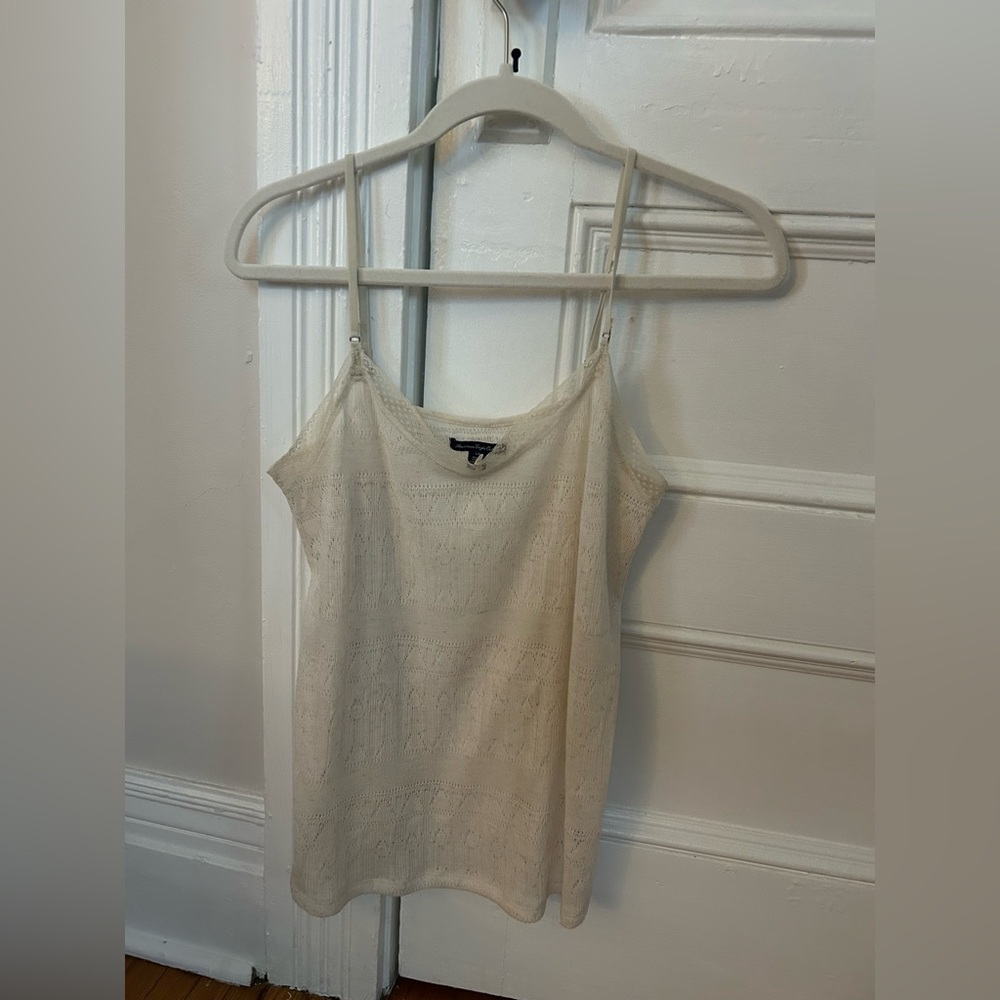 American Eagle Cream Knit Women's Top